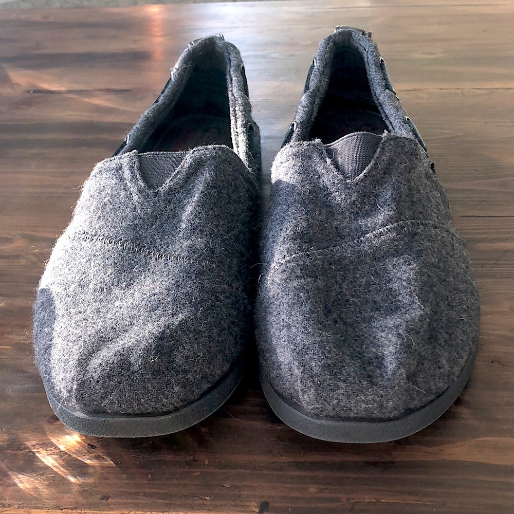 Skechers BOBS Chill Luxe Grey Loafer Slip On Shoe